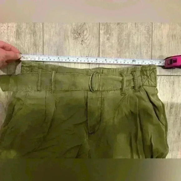 Free People green lightweight woman’s pants size 6 - Picture 5 of 11